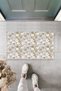 Decorative Digital Daisy Multicolor Door Mat Outdoor Door Mat Ps997