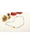 Certified Blue Agate Natural Cut Natural Stone Necklace - 3