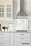 Set of 3 Stone Look |   Glass Stove Back - Glass Cutting Board - Plate - Coaster - 2