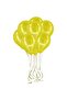 10pcs Metallic Shiny Balloon Yellow