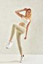 Extra Flexible High Waist Ribbed Tights - 3