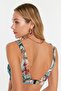 Ethnic Patterned Halter Neck Covered Bikini Top Tbess22Bu0354 - 5