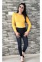 Lycra Recovery Jeans Leggings Pants with Elastic Waist - 4
