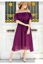 Carmen, Madonna Chiffon Plum Dress Ada-m2008 Love
