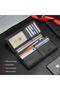 Salvatore Alta Qualıta Genuine Leather Italian Made Long Men's Wallet - Long Men's Card Holder - 3