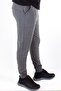 Kinetıx Harry Slogan Jogger Gray Melange Cotton Men's Bottom Tracksuit