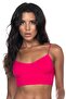 Women's Neon Fuchsia Seamless Rope Strap Bustier Bra MI16SAT00001