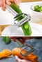 Large Stainless Steel Julienne Peeler and Chopper - 2