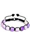 Certified High Quality Natural Purple Agate Stone Bracelet - 3