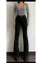 Night Flare Leg Jeans Black Colorfast Extra Lycra High Waist Long Leg (COMPARATOR)