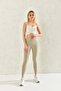 Extra Flexible High Waist Ribbed Tights - 6