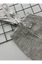 Gray Color High Waist Front Cross Strap Adjustable Ribbed Baby Knitwear Leggings Trousers - 4