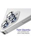 iPhone 11 Pro Max Compatible Camera Protective Lens Eyepiece Set of 3 with Metal Frame Silver Gray-Silver - 5