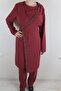 Women's Red Bottom Top Set