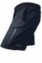 Men's Black and White Drop Printed Lightweight Casual Sports Fitness Running Shorts with Phone Pocket