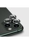 iPhone 13 Pro Camera Protective Lens Eyepiece Set of 3 with Metal Frame Silver Gray Silver - 7