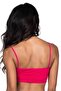 Women's Neon Fuchsia Seamless Rope Strap Bustier Bra MI16SAT00001 - 3