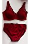 - Christine, Soft Cup, Unpadded, Underwire, Lace Detailed, Comfortable Bra and Panty Set