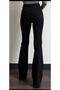 Night Flare Leg Jeans Black Colorfast Extra Lycra High Waist Long Leg (COMPARATOR) - 3