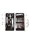 Nail Clipper Tweezers File 12 Piece Manicure Pedicure Set with Bag - 4