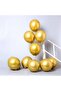 10pcs Metallic Shiny Balloon Yellow - 2