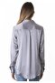 Women's Gray Satin Shirt - 8