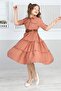 Girl's Pocket Belted Dress