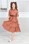 Girl's Pocket Belted Dress - 5