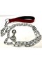 Red Metal Chain Travel Belt 3mm 120cm - 3