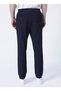 Normal Waist Wide Fit Straight Navy Blue Men's Chino Trousers - Karlas - 2