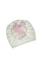 Combed Cotton Bonnet Tulle Detailed Baby Hat