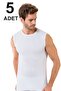 Pack of 5 Men's Crew Neck Sleeveless Undershirt