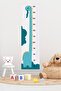 Cute Dinosaur Height Meter Wall Sticker 110x30 cm