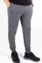 Kinetıx Harry Slogan Jogger Gray Melange Cotton Men's Bottom Tracksuit - 2