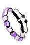 Certified High Quality Natural Purple Agate Stone Bracelet - 2