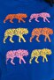 Blue Printed 100% Cotton Knitted T-Shirt Tbbss22Ts2095 - 2