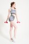 Women's Seamless High Waist Gathering Sports Shorts - Casual Wear White 1725 - 4