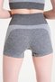 Women's Seamless High Waist Gathering Sports Shorts - Casual Wear White 1725 - 5