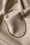 Unisex Italian Chain Necklace Yellow - 3