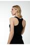 Women's Cotton Black Lycra Sports Undershirt Comfortable Texture - 3