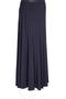 Women's Bensu Sandy Combed Cotton Cross Model Unlined Navy Blue Skirt - 3
