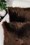 Plush Throw Pillow Cover Square - Brown - 3