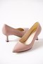 Stiletto Salmon Skin Leather New Season Daily Stylish Handmade Domestic Production - 3