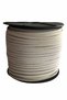 Suede Leather Strip Rope, 3mm - White Color, Rosary, Bracelet, Necklace Rope (3 Meters)