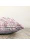 Powder Flowers Themed Double Sided Decorative Raschel Knitted Pillow Throw Pillow Cover - 3
