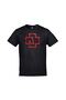 Unisex Black Rammstein Logo Printed T-shirt