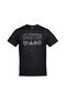 Unisex Black Led Zeppelin Logos Printed Tshirt