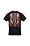 Unisex Black Skull Rib Printed T-shirt - 2
