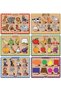 Wooden French Mega Set of 6 Educational Puzzle - 2