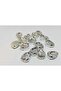 13x18(1.8cm) Cased Strut Drop Glass Stone White (20 Pieces) - 3